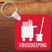 ハウスキーピングホテルルーム清掃カスタム用キーチェーン キーホルダー (正面)