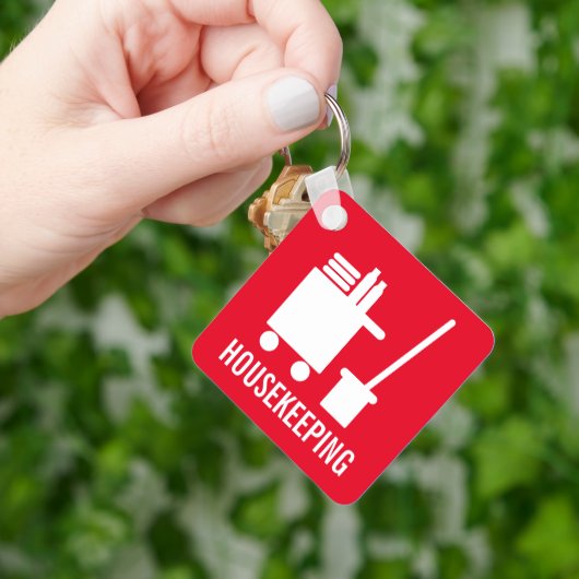 ハウスキーピングホテルルーム清掃カスタム用キーチェーン キーホルダー (手)