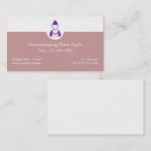 ハウスキーピング名刺 名刺 (正面/裏面)