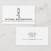 ハウスキーピング清掃サービスプロジャニチュラル 名刺 (正面/裏面)