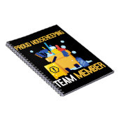 ハウスキーピング清掃チーム誇りを持った家政婦 ノートブック (右側)