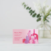 ハウスキーピング清掃業務 名刺 (スタンド正面)