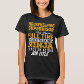 ハウスキーピング管理者 Tシャツ (正面)