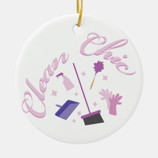 ハウスキーピング設備 セラミックオーナメント (正面)