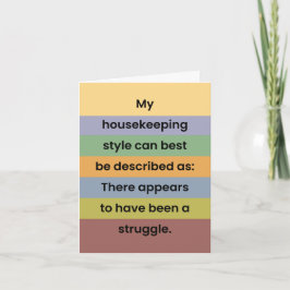 ハウスキーピング「Just forおもしろい」ジョーク カード