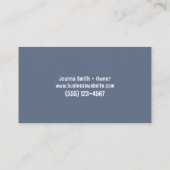 ハウスクモダンリーニング清掃サービス 名刺 (裏面)