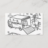 ハウスクリアンス漫画ビジネスカード 名刺 (裏面)