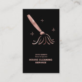 ハウスクリーナーバラ金ゴールド清掃サービスブシン 名刺 (正面)