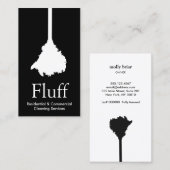 ハウスクリーナー羽毛ダスター清掃サービス 名刺 (正面/裏面)