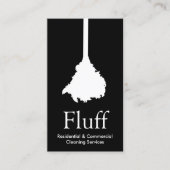 ハウスクリーナー羽毛ダスター清掃サービス 名刺 (正面)