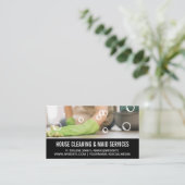 ハウスクリーナー | シャボン 名刺 (スタンド正面)