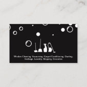 ハウスクリーナー | シャボン 名刺 (裏面)