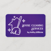 ハウスクリーナー 名刺 (正面)