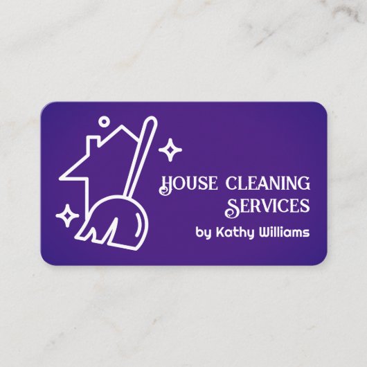 ハウスクリーナー 名刺 (正面)