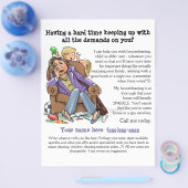 ハウスクリーニングのチラシ（完全にカスタマイズ可能） チラシ (シングル)