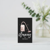 ハウスクリーニングカーペットクリーニングプロハウスキーピング 名刺 (スタンド正面)