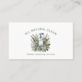 ハウスクリーニングサービスオールナチュラルフローラ 名刺 (正面)