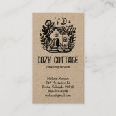 ハウスクリーニングサービスカワイホームハンドドロンクラフト 名刺 (正面)