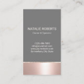 ハウスクリーニングサービスバラ金ゴールドメイドハウスキーピング 名刺 (裏面)