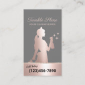 ハウスクリーニングサービスバラ金ゴールドメイドハウスキーピング 名刺 (正面)