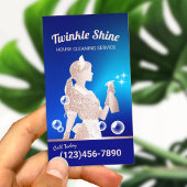 ハウスクリーニングサービスブルーメイドハウスキーピング 名刺