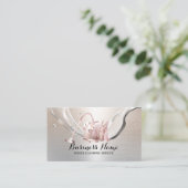 ハウスクリーニングサービスモダンシルバーハウスキーピング 名刺 (スタンド正面)