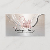 ハウスクリーニングサービスモダンシルバーハウスキーピング 名刺 (正面)