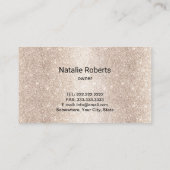 ハウスクリーニングサービスモダンフローラスプレー掃除機 名刺 (裏面)