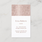 ハウスクリーニングサービスラグジュアリーフローラスプレークリーナー 名刺 (裏面)