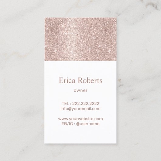 ハウスクリーニングサービスラグジュアリーフローラスプレークリーナー 名刺 (裏面)