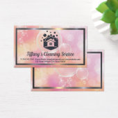 ハウスクリーニングサービスロゴ |シャボン玉 (デスク)