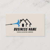 ハウスクリーニングサービス加圧洗浄クリーム 名刺 (正面)