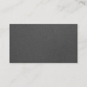 ハウスクリーニングサービス金ゴールドロゴメイドオフィスクラフ 名刺 (裏面)