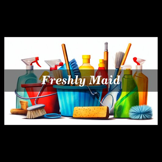 ハウスクリーニングサービス 名刺