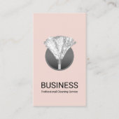 ハウスクリーニングシルバーフェザーダスターピエレガントンク 名刺 (正面)