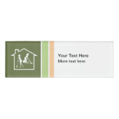 ハウスクリーニングトレンディースタッフ名タグ 名札 (正面)