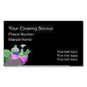 ハウスクリーニングニューデザイン マグネット名刺 (正面)