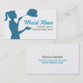 ハウスクリーニングハウスキーパーメイド 名刺 (正面/裏面)