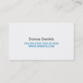 ハウスクリーニングハウスキーパーメイド 名刺 (裏面)