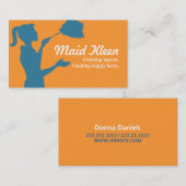 ハウスクリーニングハウスキーパーメイド 名刺 (正面/裏面)