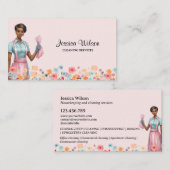 ハウスクリーニングハウスキーピングレトロメイドサービス 名刺 (正面/裏面)