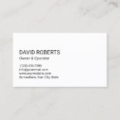 ハウスクリーニングブルーホログラフィックスプレークリーナー 名刺 (裏面)