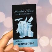 ハウスクリーニングブルーモダンハウスキーピング 名刺