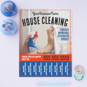 ハウスクリーニングプロフェッショナルティアシートプロモーション チラシ (シングル)