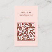ハウスクリーニングホームサービスファームハウスQR 名刺 (裏面)