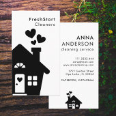 ハウスクリーニングホームサービスミニマルシンプル 名刺