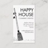 ハウスクリーニングホームサービス清掃用清掃用品 名刺 (正面)