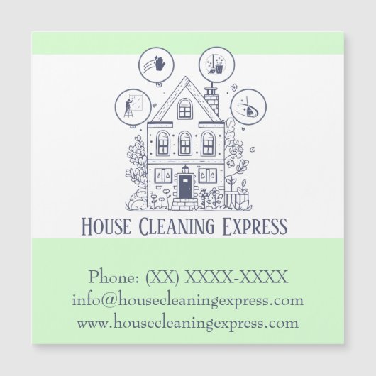 ハウスクリーニングホームサービス魅力的ビジネスカー (正面)