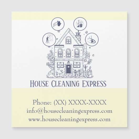 ハウスクリーニングホームサービス魅力的ビジネスカー (正面)
