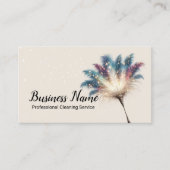 ハウスクリーニングマジカルフェザーダスターハウスキーピング 名刺 (正面)